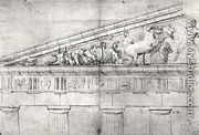 Study of a pediment from the Parthenon - Jacques Carrey