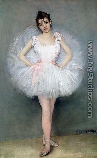 Portrait of a Young Ballerina - Pierre Carrier-Belleuse