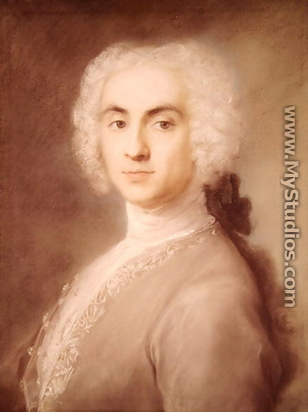 Portrait of a Man - Rosalba Carriera