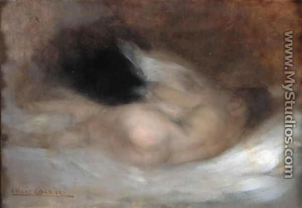 Reclining Nude - Eugene Carriere