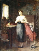 Woman in an Interior - Eugene Carriere