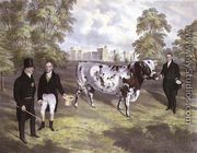 Sir Charles Morgan presenting King William IV with a Shorthorn Bull at Tredegar Castle, Monmouth, 1836 - J.H. Carter