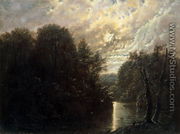 River Landscape in the Rosental near Leipzig - Carl Gustav Carus