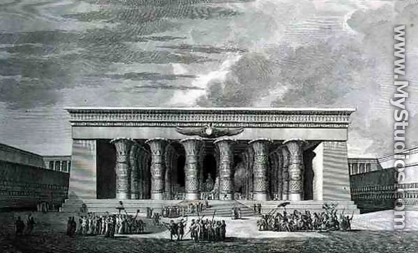 The Restoration of a Large Egyptian Temple 2 - Louis Francois Cassas