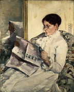 Reading Le Figaro, 1878 - Mary Cassatt