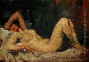 Reclining Nude - Mary Cassatt