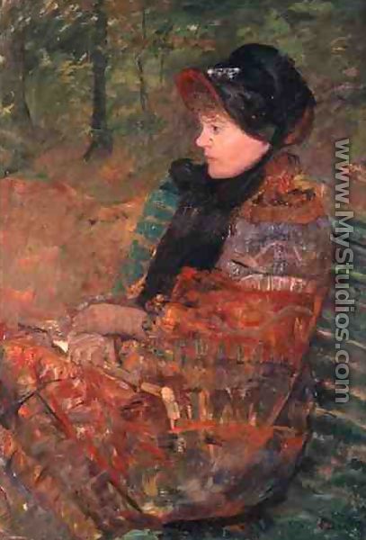 Portrait of Mlle C. Lydia Cassatt, 1880 - Mary Cassatt