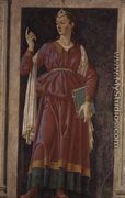 The Cuman Sibyl, from the Villa Carducci series of famous men and women, c.1450 - Andrea Del Castagno