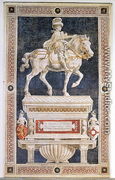 Equestrian monument of Niccolo Marucci da Tolentino (d.1435), 1456 - Andrea Del Castagno