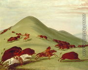 The Buffalo Hunt - George Catlin
