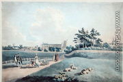 New College from the Parks, c.1790 - Peter Le Cave