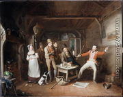A Soldier relating his exploits in a tavern, 1821 - John Cawse