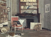 Interior of the Study of Doctor X - Jean-Charles Cazin