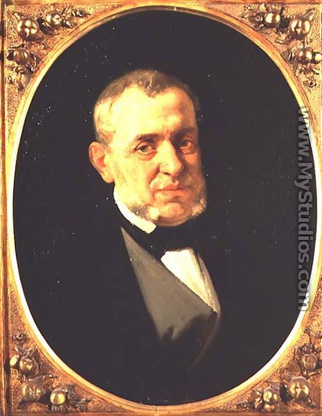 Portrait of Giuseppe Saverio Mercadante (1795-1870) Italian composer - Andrea Cefaly