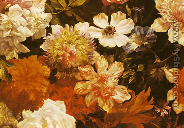 Detail of Flowers - Michelangelo Cerquozzi