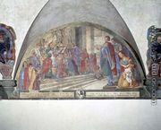 St. Antoninus Absolves the Eight of Balia of Excommunication - Lorenzo Cerrini