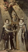 The Marriage of Louis XIII (1601-63) King of France and Navarre and Anne of Austria (1601-66) Infanta of Spain, in 1615 - Jean Chalette