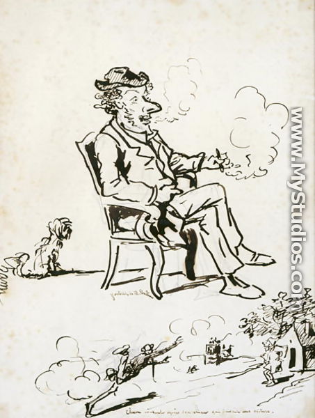 Caricature - Amedee Charles Henri de Noe (Cham)