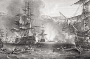 The Bombardment of Algiers, 27 August 1816, from `Illustrations of English and Scottish History' Volume II - George Chambers