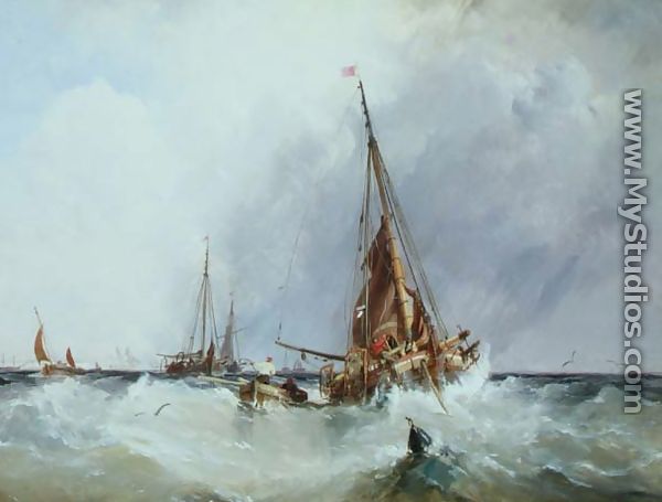 Shipping in the Solent - George Chambers