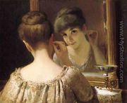 The Coquette, c.1885 - James Wells Champney