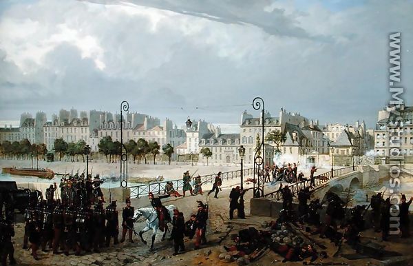 An Attack on a Barricade on the Pont de l