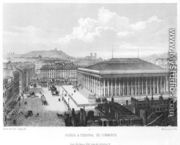 The Bourse and the Commercial Court, Paris, c.1840 - Henri Michel Antoine Chapu