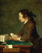 Boy Building a Castle of Cards - Jean-Baptiste-Simeon Chardin