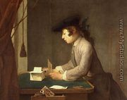 The House of Cards - Jean-Baptiste-Simeon Chardin