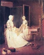 The Laborious Mother, c.1740 - Jean-Baptiste-Simeon Chardin