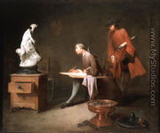 The Drawing Lesson - Jean-Baptiste-Simeon Chardin