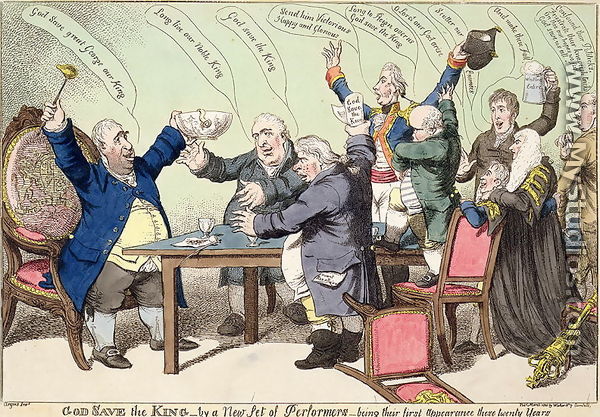 God Save the King, by a new set of performers, being their first performance these twenty years, 1805 - William Charles