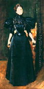 Portrait of a Lady in Black, c.1895 - William Merritt Chase