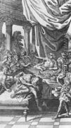 The Death of Britannicus, from 'Britannicus' (1669) - Francois Chauveau