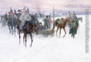 Napoleon's Troops Retreating from Moscow, 1888-89 - Jan van Chelminski