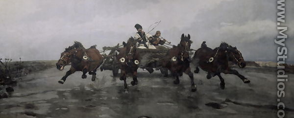 Four in Hand, 1881 - Jozef Chelmonski