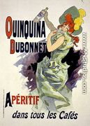 Reproduction of a poster advertising 'Quinquina Dubonnet', 1895 - Jules Cheret