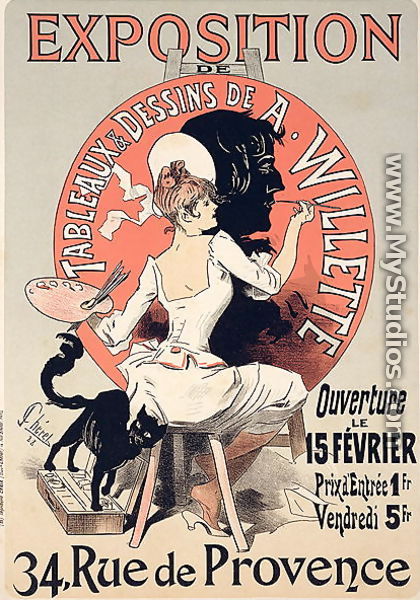 Reproduction of a poster advertising an 