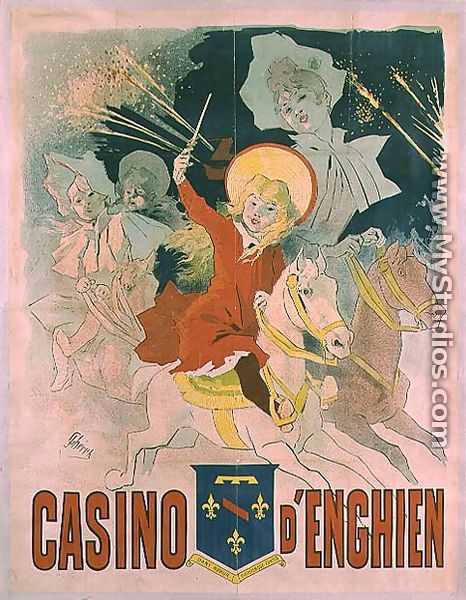 Poster advertising the Casino d