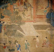 Women Harvesting Leaves, 1500 - Chinese School