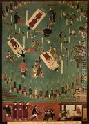 The Martyrdom of the Blessed Mi, Duong and Truat at Tongking, China, in 1838 - Chinese School