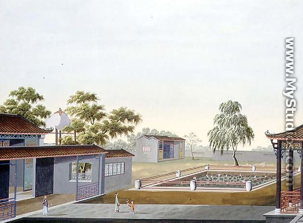 Walled Garden, c.1820-40 - Chinese School