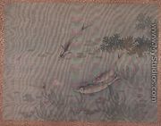 Fish, from an album of twelve studies of flowers, birds and fish - Tsubaki Chinzan
