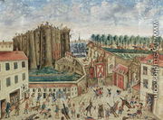The Siege of the Bastille, 1789 - Claude Cholat