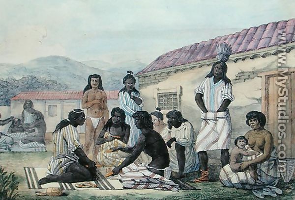 A Game played by the natives of California, from 