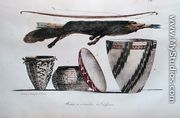 Arms and Utensils from California, from 'Voyage Pittoresque Autour du Monde', 1822 - Ludwig (Louis) Choris