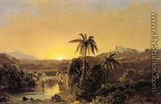 Sunset in Equador - Frederic Edwin Church
