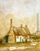 Cottages in a Landscape - Thomas Churchyard