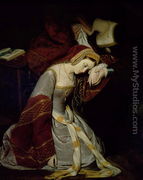 Anne Boleyn (1507-36) in the Tower (detail) 1835 - Edouard (Francois Berthelemy Michel) Cibot