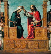 Coronation of the Virgin (detail) - Giovanni Battista Cima da Conegliano